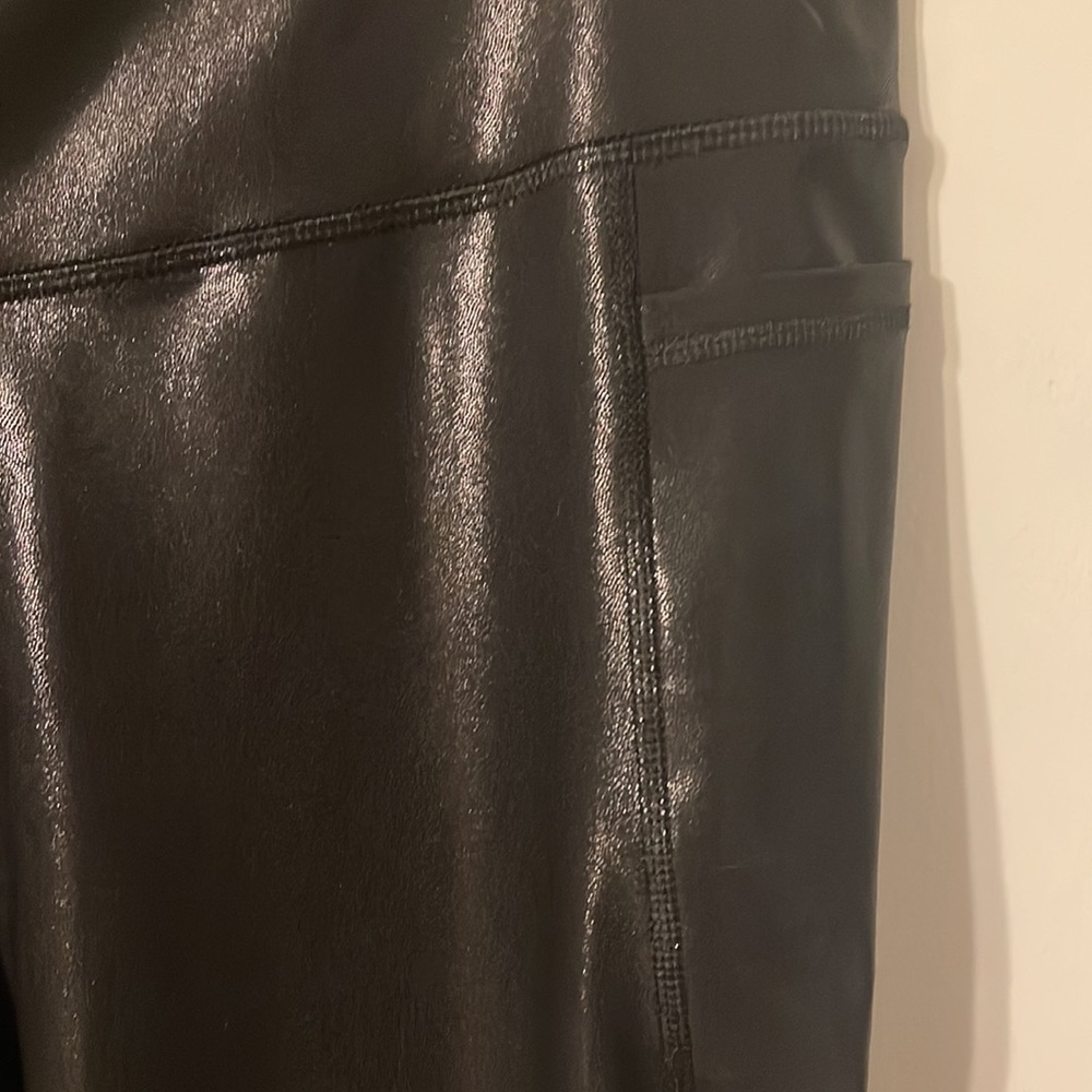 Old Navy TALL Black Shine Tights - Picture 2 of 4